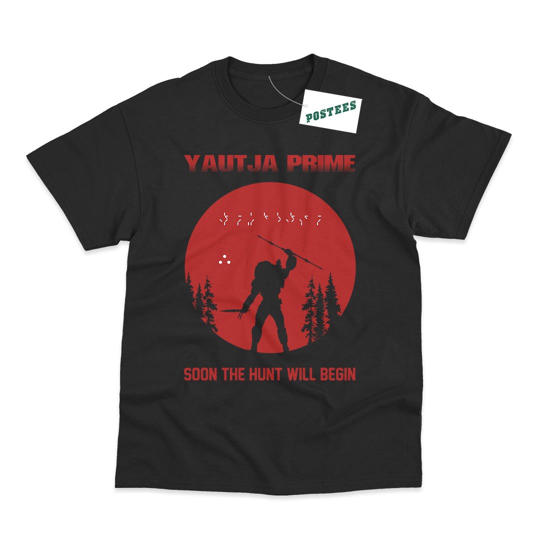 Predator Inspired Yautja Prime Soon The Hunt Will Begin T-Shirt - Postees