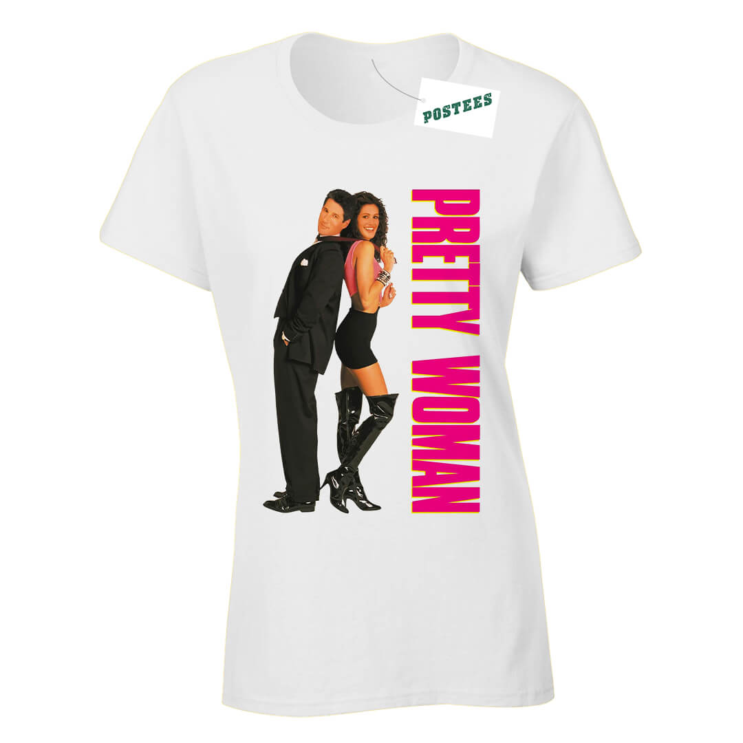 Pretty Woman Movie Poster Ladies Fitted T-Shirt