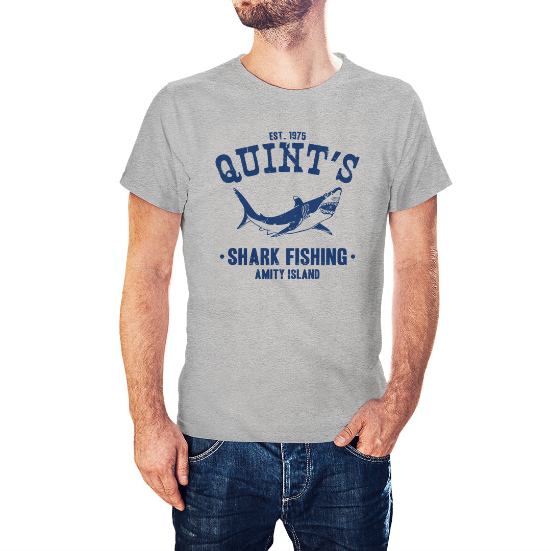 Jaws Inspired Quint's Shark Fishing T Shirt