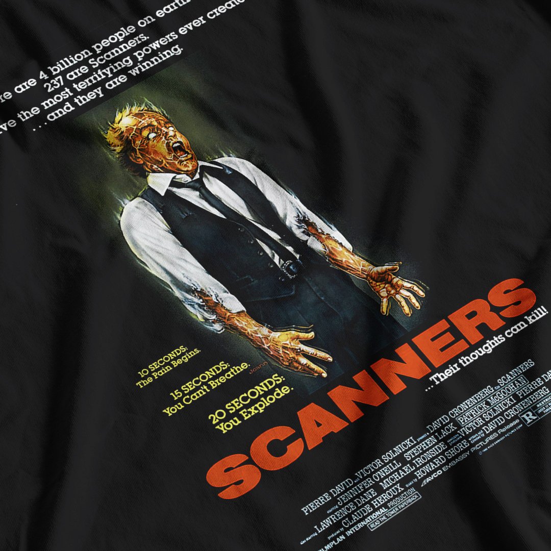 Scanners Inspired Movie Poster T-Shirt - Postees