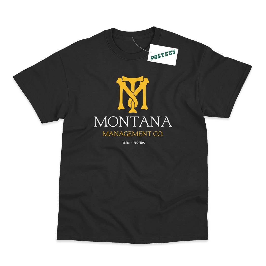 Scarface Inspired Tony Montana Management Co T-Shirt - Postees
