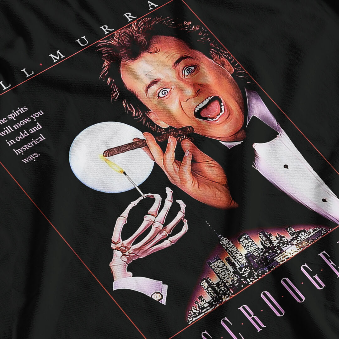 Scrooged Inspired Movie Poster DTG Printed T-Shirt