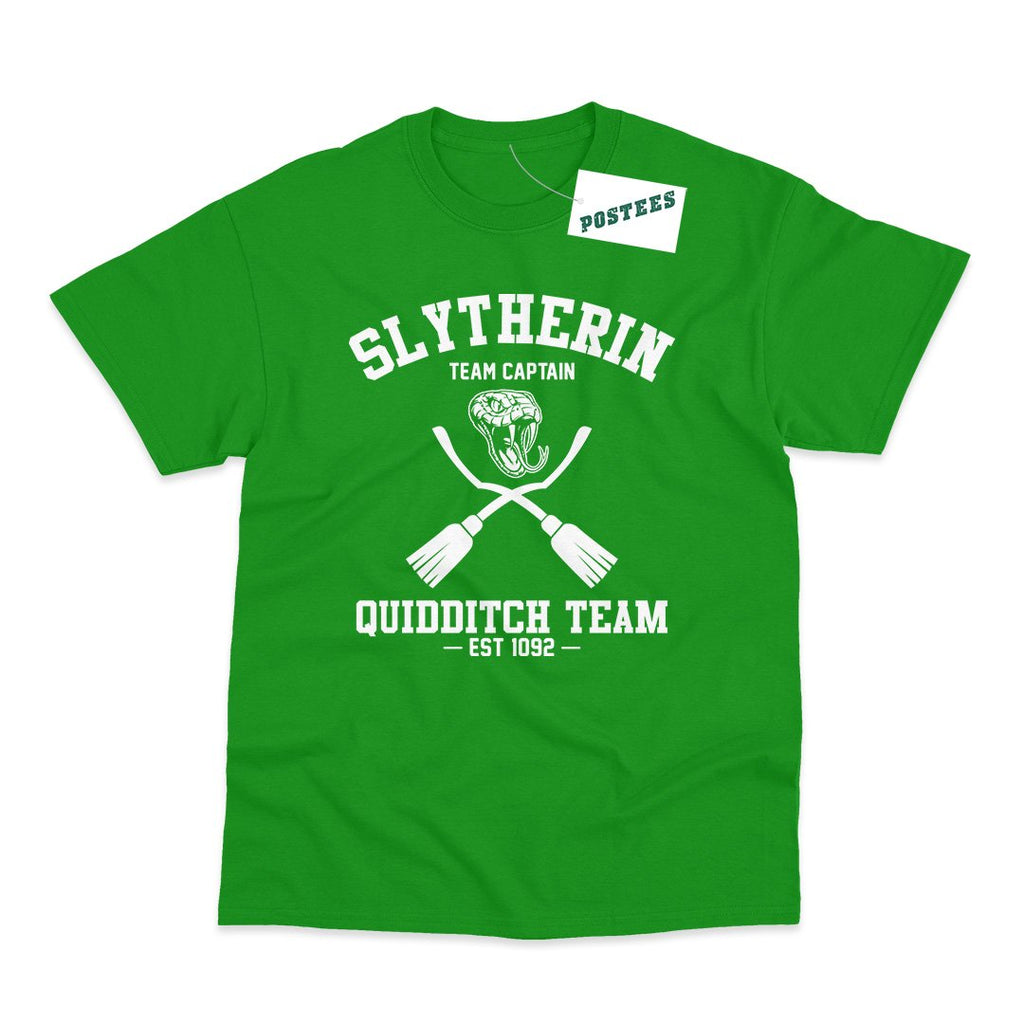 Harry Potter Inspired Slytherin Quidditch Team Captain T-Shirt - Postees