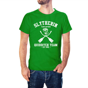 Harry Potter Inspired Slytherin Quidditch Team Captain T-Shirt - Postees