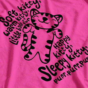 The Big Bang Theory Inspired Soft Kitty Ladyfit T-Shirt - Postees