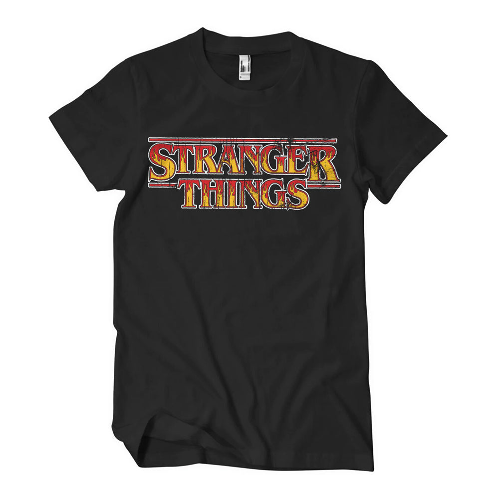 Stranger Things Fire Logo Official T-Shirt