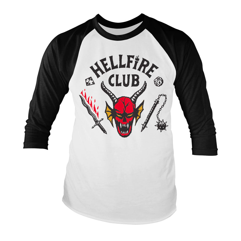 Stranger Things Hellfire Club Long Sleeve Official T-Shirt