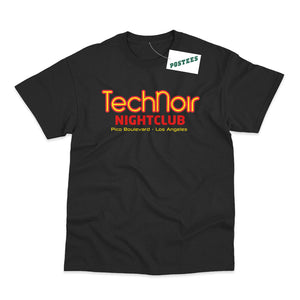 Terminator Inspired Tech Noir Nightclub T-Shirt