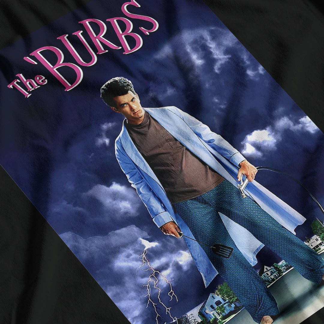 The Burbs Movie Poster Ladies Fitted T-Shirt