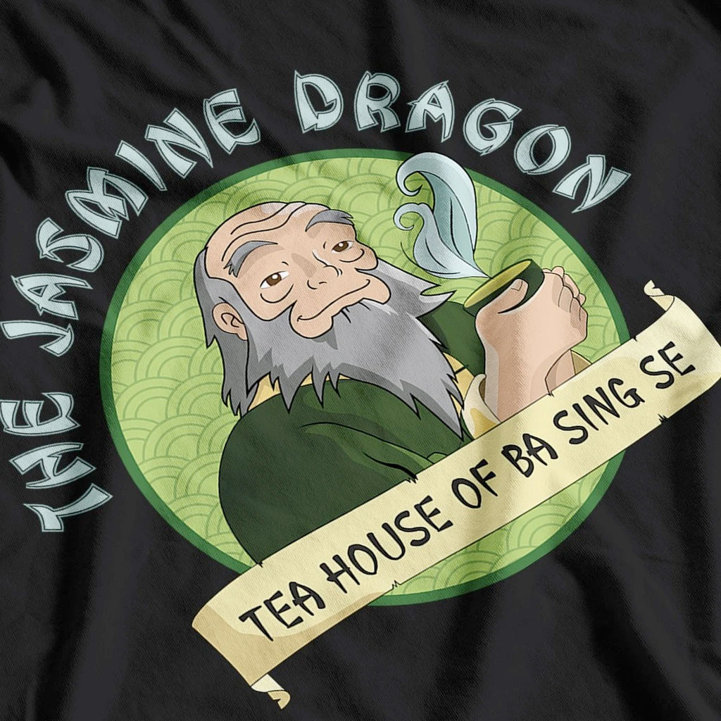 Avatar The Last Airbender Inspired Jasmine Dragon Tea House Ladies Fitted T-Shirt