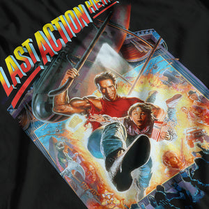 Last Action Hero Movie Poster Ladies Fitted T-Shirt