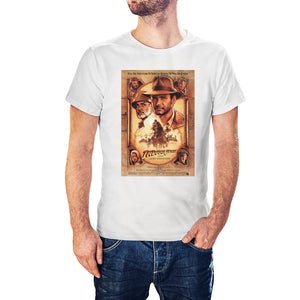 Indiana Jones and The Last Crusade Movie Poster Inspired T-Shirt