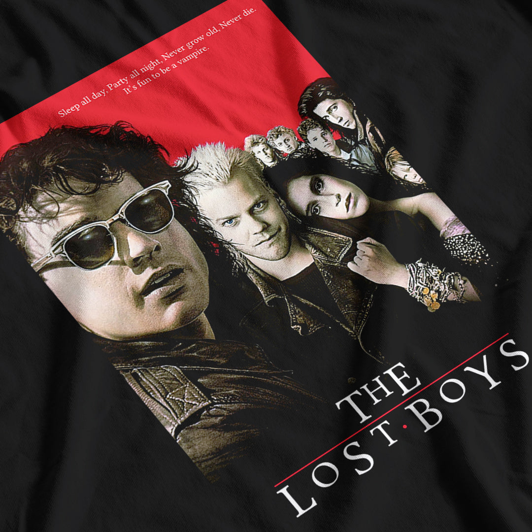 The Lost Boys Movie Poster Ladies Fitted T-Shirt