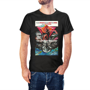 James Bond The Spy Who Loved Me Movie Poster T-Shirt