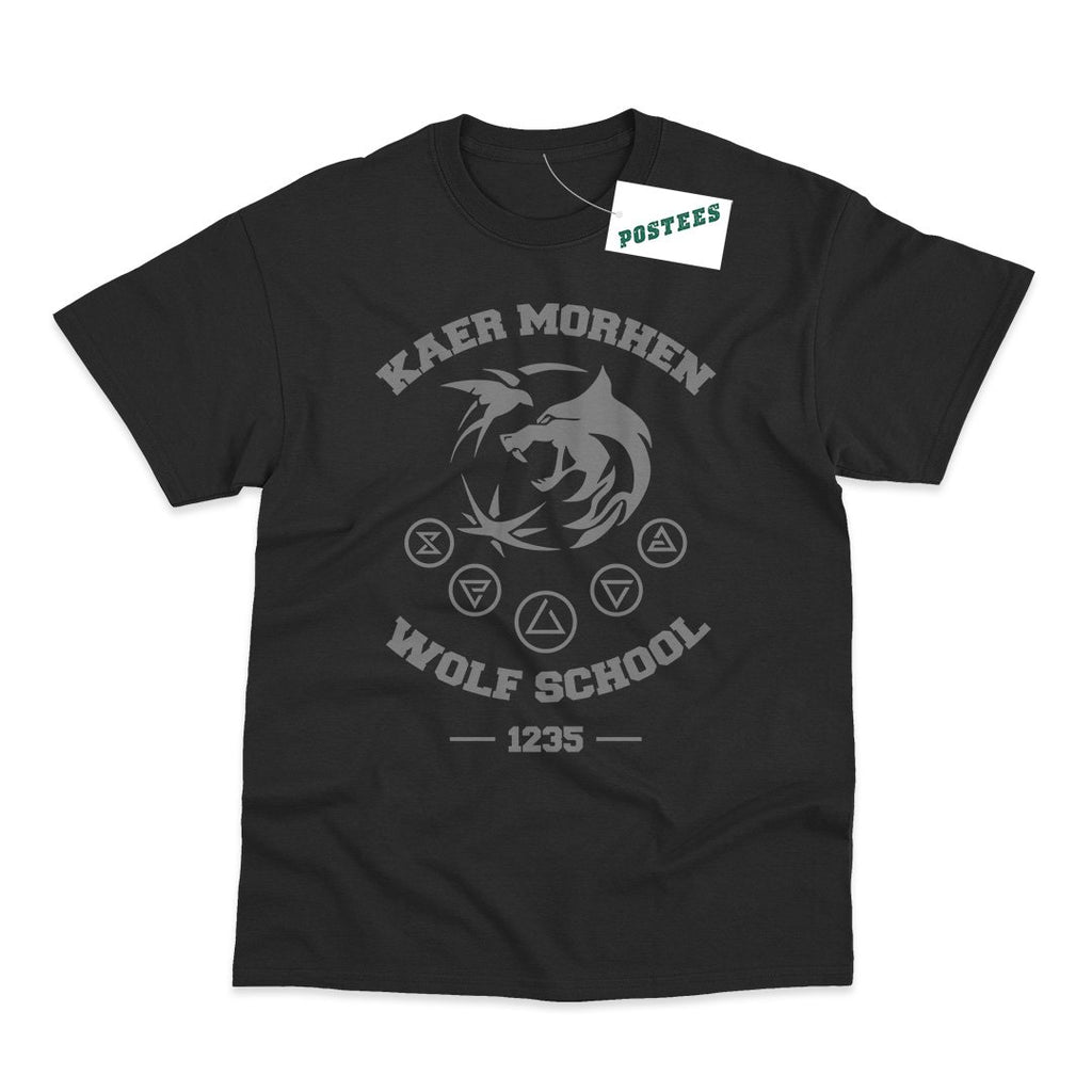 The Witcher Inspired Kaer Morhen Wolf School T-Shirt - Postees