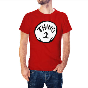 Thing 2 Dr Seuss The Cat in the Hat Adult World Book Day T-Shirt