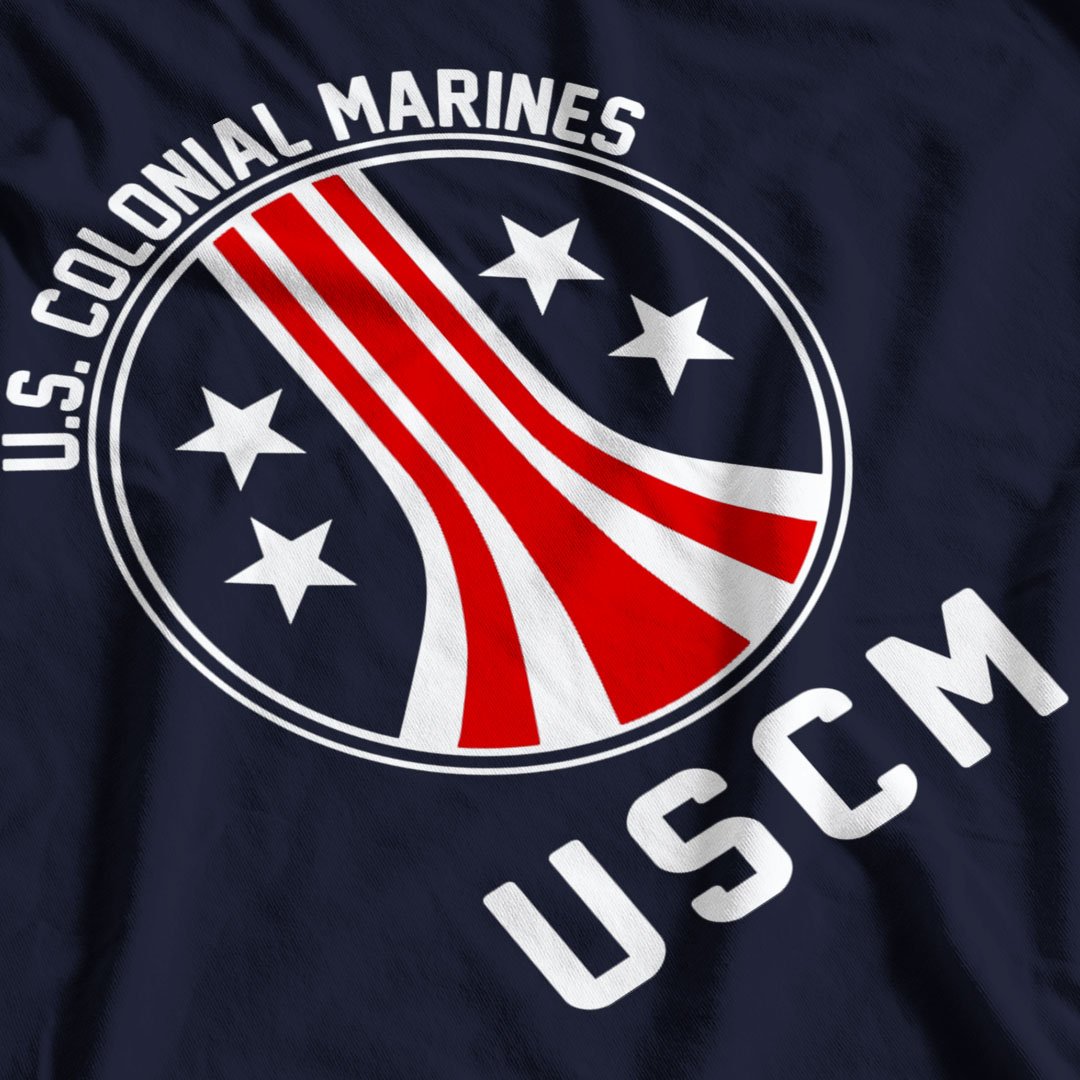 Alien Inspired USCM Colonial Marines T-Shirt - Postees