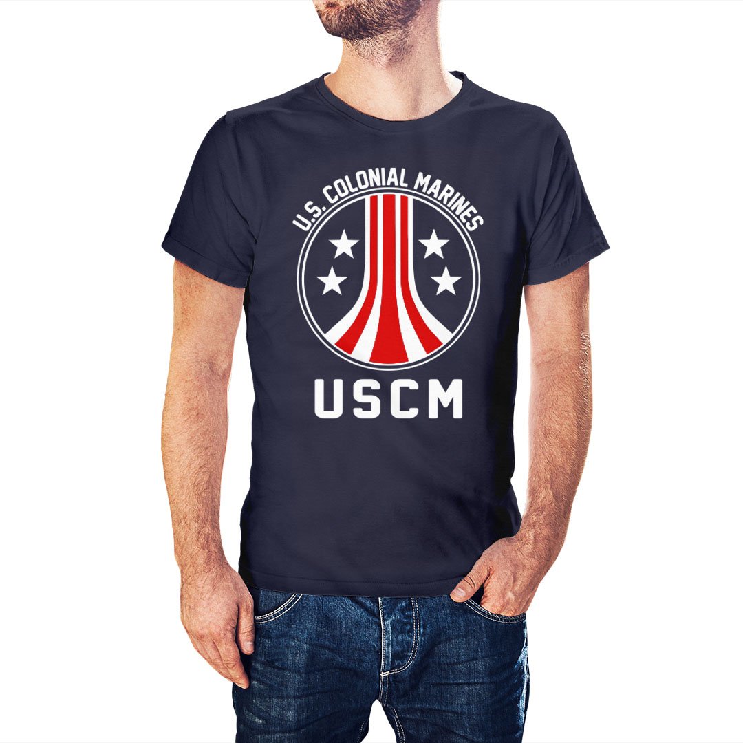 Alien Inspired USCM Colonial Marines T-Shirt - Postees