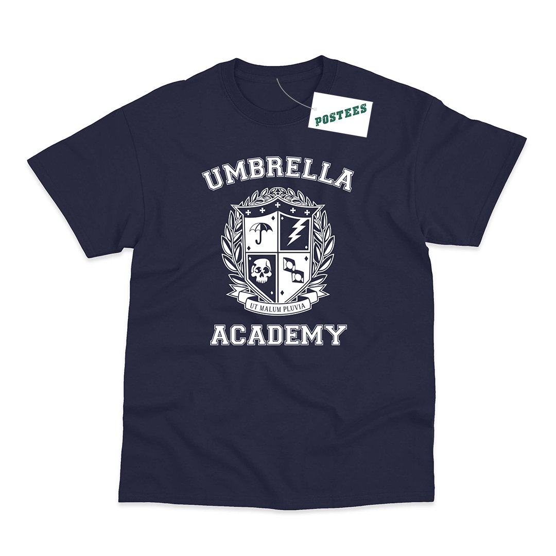 The Umbrella Academy Inspired School Emblem T-Shirt - Postees