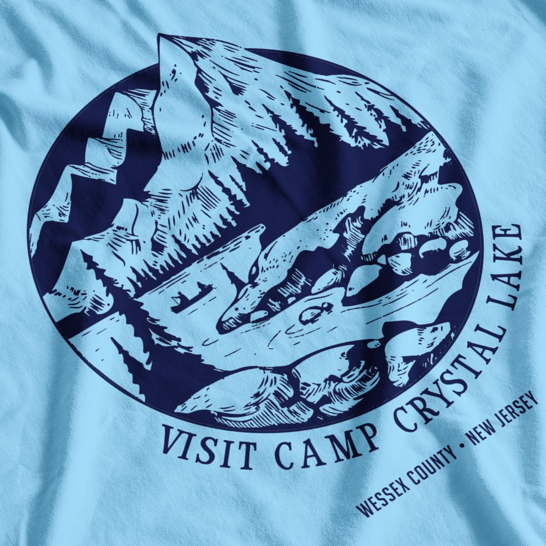 Friday the 13th Inspired Visit Camp Crystal Lake T-Shirt - Postees