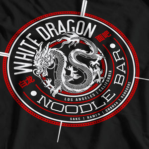 Blade Runner Inspired White Dragon Noodle Bar T-Shirt - Postees