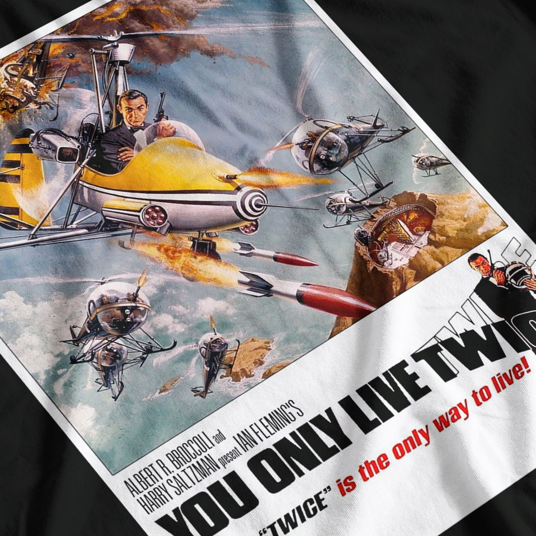 James Bond You Only Live Twice Movie Poster T-Shirt