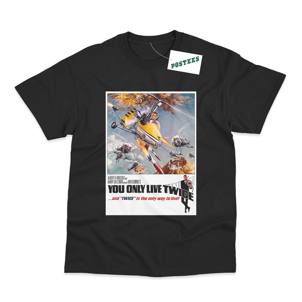 James Bond You Only Live Twice Movie Poster T-Shirt