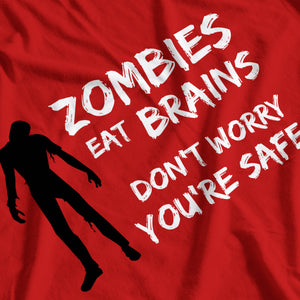 Zombies Eat Brains Funny T-Shirt