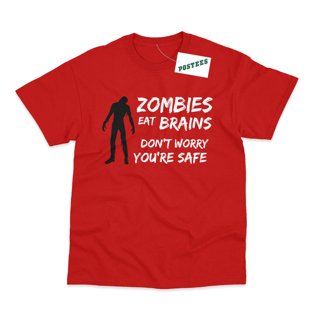 Zombies Eat Brains Funny T-Shirt
