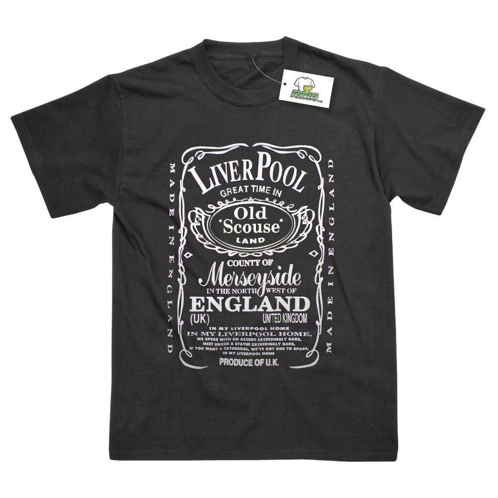 JD Whisky Inspired Liverpool Old Scouse T-Shirt - Postees