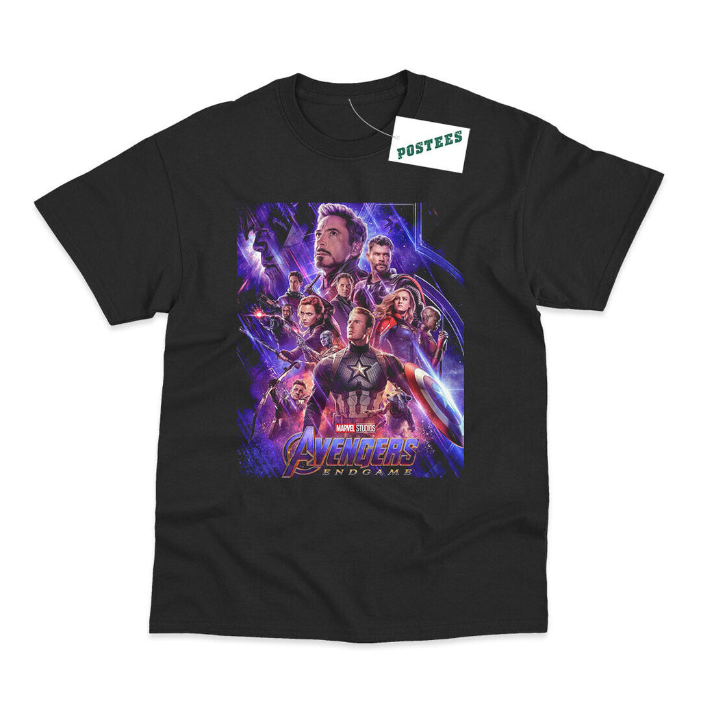 Avengers End Game Movie Poster Adult T-Shirt