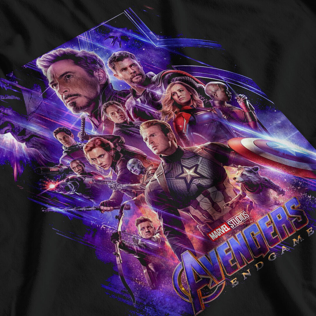 Avengers End Game Movie Poster Adult T-Shirt