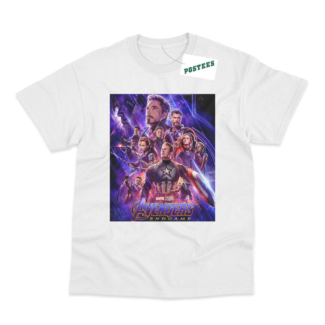 Avengers End Game Movie Poster Adult T-Shirt