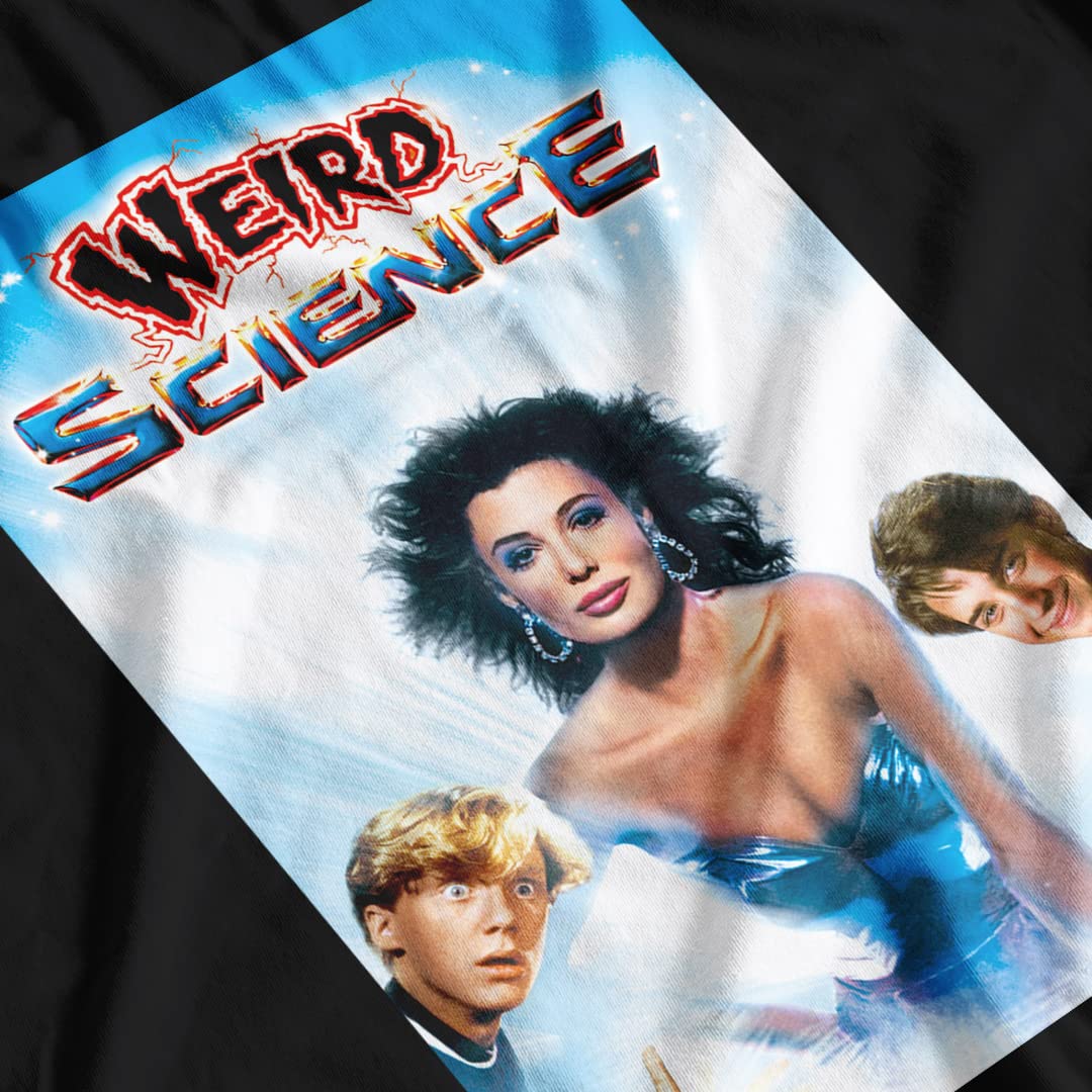 Weird Science Movie Poster Ladies Fitted T-Shirt