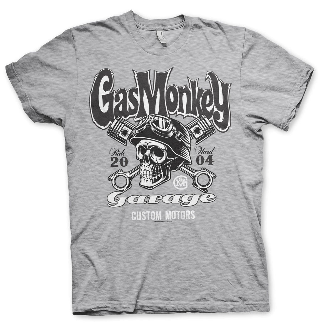 Gas Monkey Garage Custom Motors Skull Official T-Shirt
