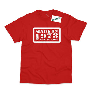 Made in 1973 Birthday T-Shirt