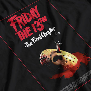 Friday The 13th The Final Chapter Movie Poster Ladies Fitted T-Shirt