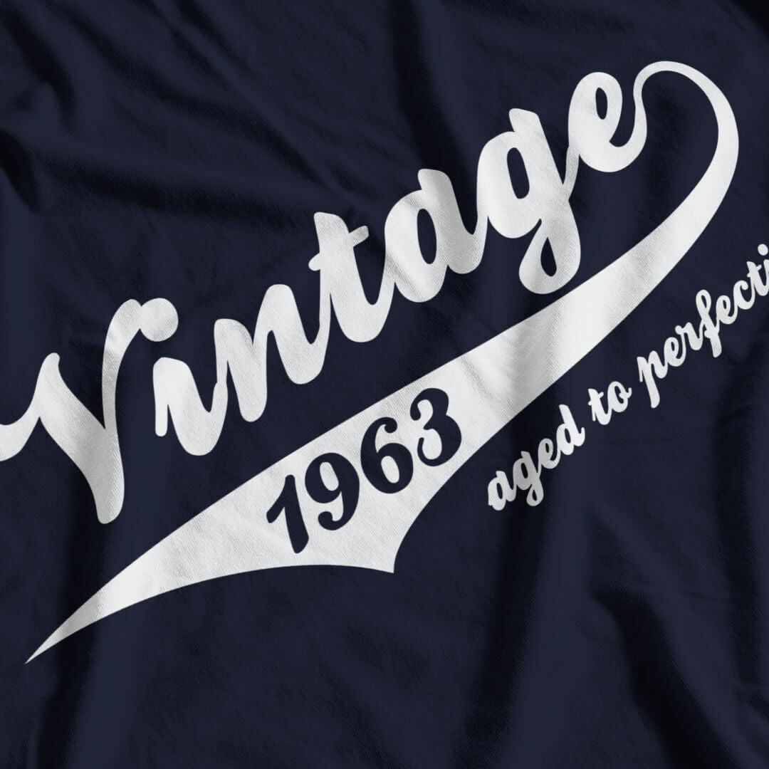 Vintage Made In 1963 Birthday T-Shirt