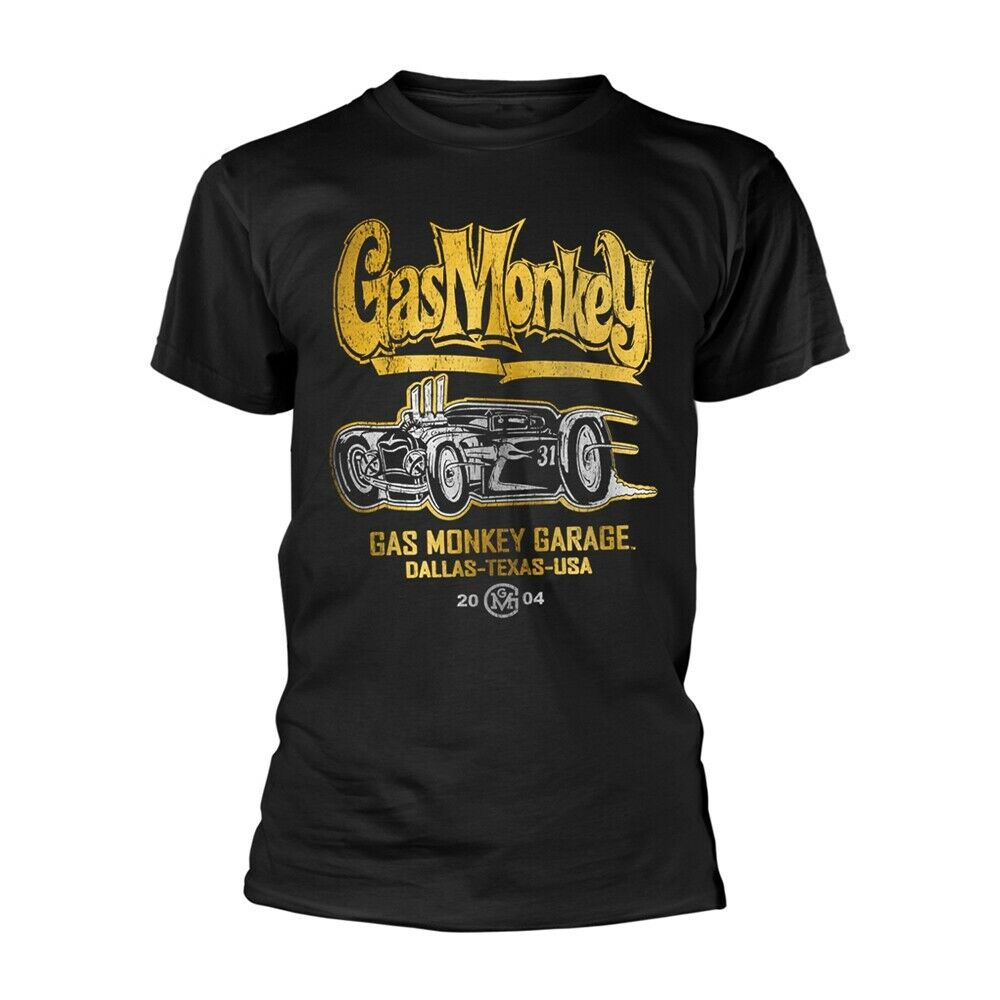 Gas Monkey Garage Yellow Hot Rod Official T-Shirt