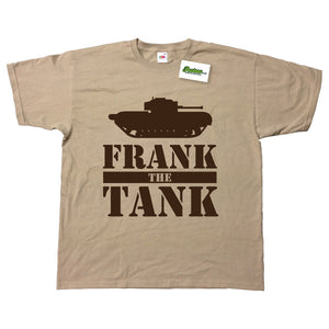 Old School Inspired Frank The Tank Printed T-Shirt